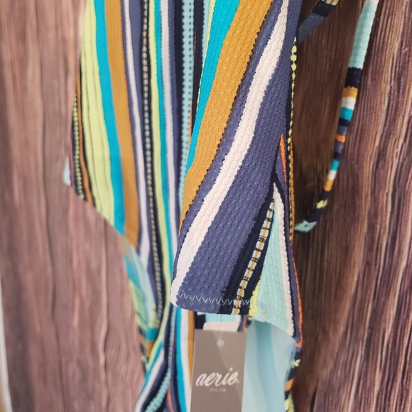 Aerie Striped MultiColor Swimsuit - Picture 9 of 11
